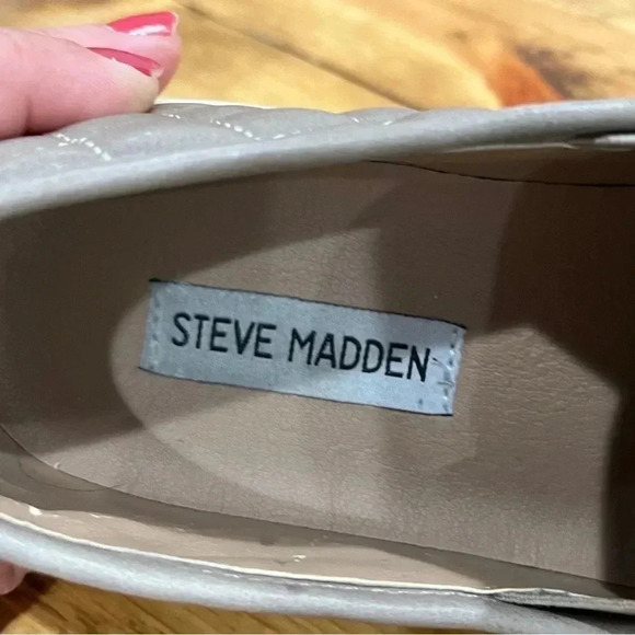 Steve Madden slip on Quilted Ecentrcq  shoes color: Nude - Picture 4 of 12